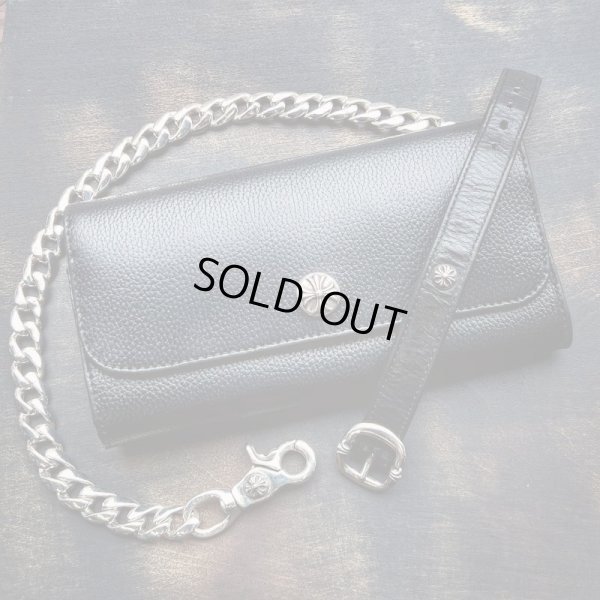 画像10: クロムハーツ ガンスリンガー クロスボール ブレスレット ブラック レザー