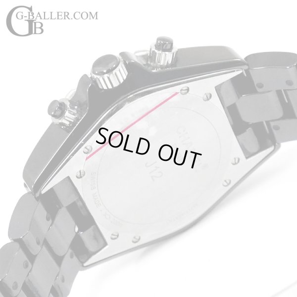 画像7: 【純正ソフトケース / ギャランティ / 取扱説明書】CHANEL シャネル J12 ベゼルダイヤ クロノグラフ 黒 ブラックセラミック 41mm メンズ | 250616