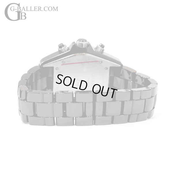 画像6: 【純正ソフトケース / ギャランティ / 取扱説明書】CHANEL シャネル J12 ベゼルダイヤ クロノグラフ 黒 ブラックセラミック 41mm メンズ | 250616