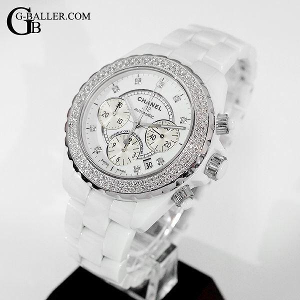 シャネルJ12 アフターダイヤカスタム 