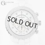 シャネル Chanel J12 Chronograph 9P Diamond Index Bezel Diamond
