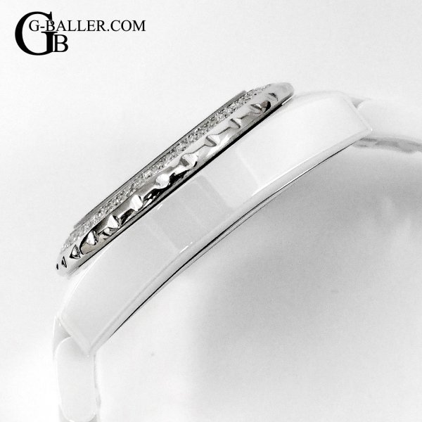 画像5: 【純正BOX / 保証書 / クロノメーター証明書】CHANEL シャネル J12 9PD クロノ メンズ ベゼルダイヤ ホワイトセラミック 41mm | 250616