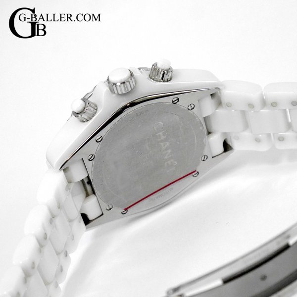 画像7: 【純正BOX / 保証書 / クロノメーター証明書】CHANEL シャネル J12 9PD クロノ メンズ ベゼルダイヤ ホワイトセラミック 41mm | 250616