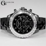 J12クロノ 9P バゲットダイヤベゼル CHANEL H2419