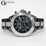 J12クロノ 9P バゲットダイヤベゼル フルダイヤ CHANEL H2419