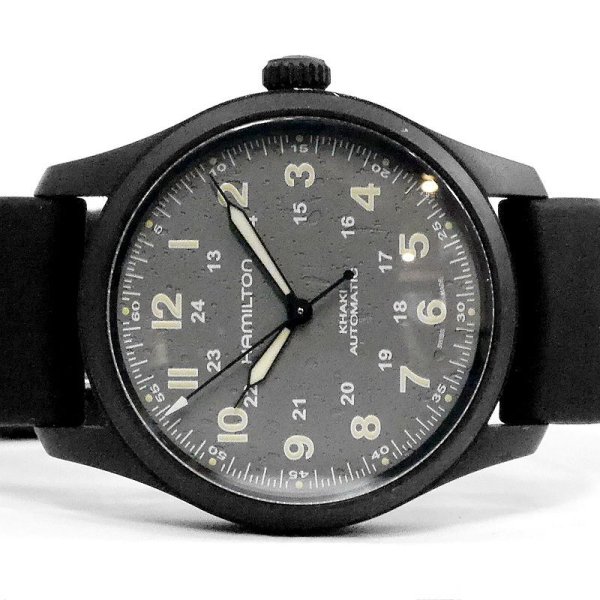 画像4: Hamilton Khaki Field Titanium AT 38mm H70215880（H702150）Leater Strap & Rubber Strap SET