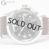 【付属完備 / 激レアモデル】HAMILTON ハミルトン カーキAT デイデイト 黒文字盤 レザー H644550 40mm / 221015