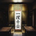 G-BALLER ART | Hanging Scroll "一攫千金" Rhinestone Art