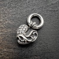 【極美品 / レザーポーチ付】CHROME HEARTS クロムハーツ ハートチャーム パヴェダイヤモンド | 241021