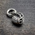 画像2: 【極美品 / レザーポーチ付】CHROME HEARTS クロムハーツ ハートチャーム パヴェダイヤモンド | 241021 (2)