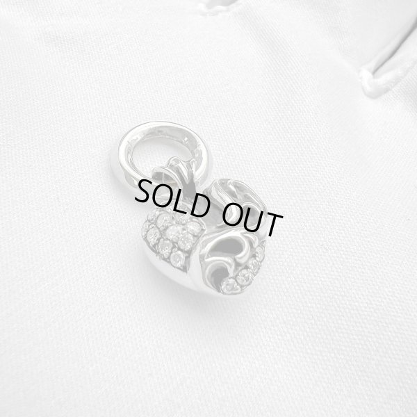 画像4: 【極美品 / レザーポーチ付】CHROME HEARTS クロムハーツ ハートチャーム パヴェダイヤモンド | 241021