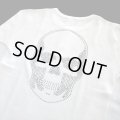 ペラフィネ仕様　スワロ　ヘンリーネック　Ｔシャツ　スワロフスキー　長袖 シャツ　ホワイト