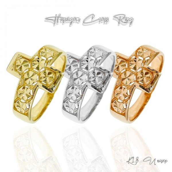 画像10: 18K Hexagom CrossRing / K18 ヘキサゴン クロスリング