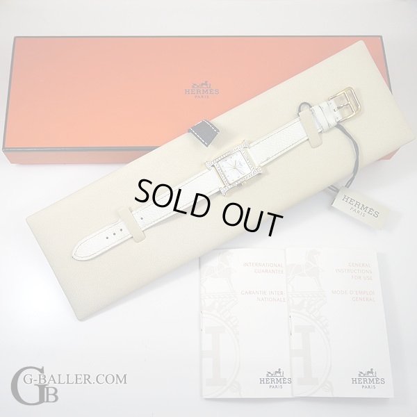 画像9: エルメス Hウォッチ ダイヤ 金 HH1.201 レディース