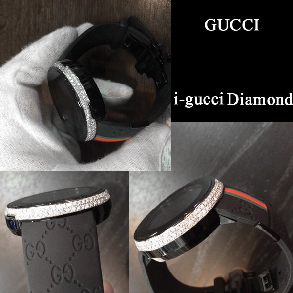 画像3: GUCCI アイグッチ ブラックPVD ダイヤモンド