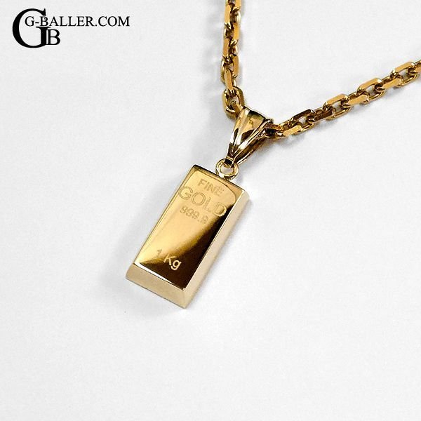 K18 インゴット ネックレス