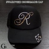 スワロフスキー キャップ イニシャル オーダーメイド スワロCAP
