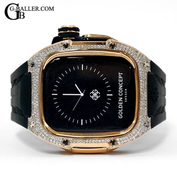 画像3: GOLDEN CONCEPT ゴールデンコンセプト アップルウォッチ9/8/7 45mm用 ダイヤモンド カスタム ケース RSTIII45