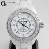 J12 12P ベゼルダイヤ 白 CHANEL H1629