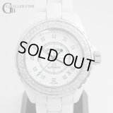 CHANEL J12 12Pダイヤ盤 38mm / 33mm ペア本体 アフターダイヤベゼル SET