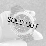 【付属完備】CHANEL シャネル J12 ベゼルダイヤ クロノグラフ 黒 ブラックセラミック 41mm メンズ | 240509