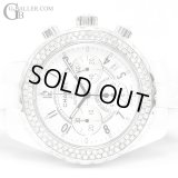 CHANEL シャネル J12 ベゼルダイヤ クロノグラフ 白 ホワイトセラミック 41mm メンズ 230117
