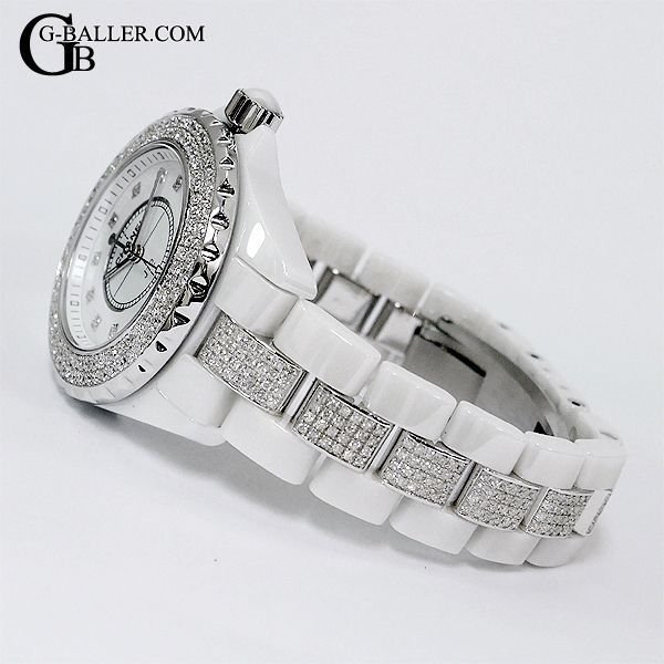 シャネルJ12 ダイヤモンド加工