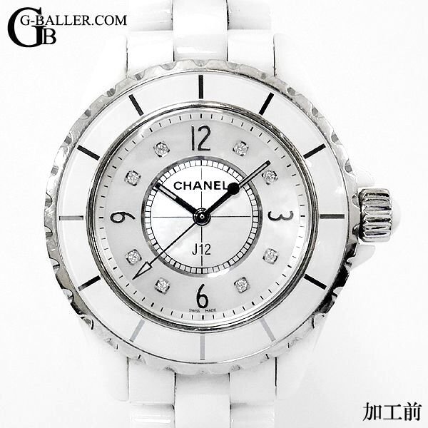 アフターダイヤ加工前のシャネルJ12