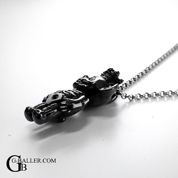 画像3: ジャスティンデイビス ネックレス BONER スカルベア メンズ 人気 