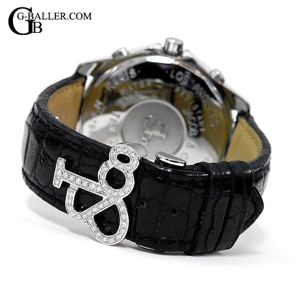 ジェイコブベルトバックルへのダイヤ加工です。