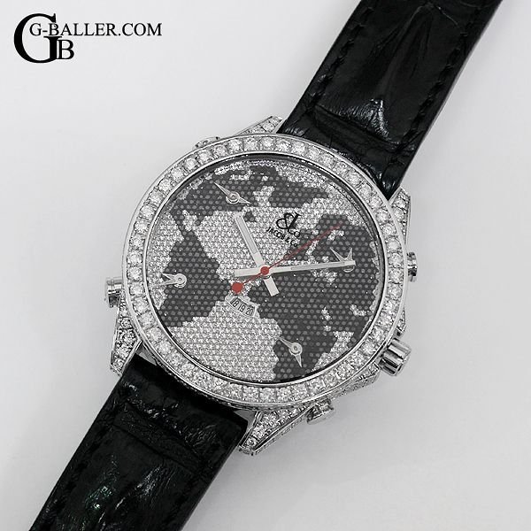 ファイブタイムゾーン ワールドマップ ダイヤモンド