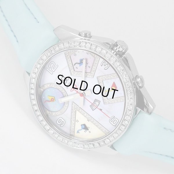 画像3: Jacob & Co. Five Time Zone JC-42DA Diamond Mother of pearl 47mm QZ