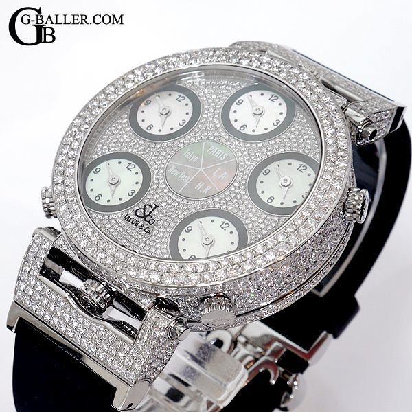 ジェイコブ JCG-2R 6タイムゾーン ダイヤカスタム