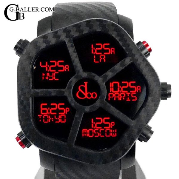 画像3: 【未使用 / 純正BOX / 保証書兼取扱説明書】JACOB&CO ジェイコブ ゴースト ファイブタイムゾーン JC-GST-CBN | 240222