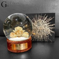【新品 / 激レア / 純正BOX / 非売品】Jaeger Le Coultre ジャガールクルト 限定ノベルティ スノードーム "Flower"