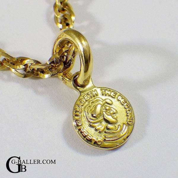 18K コインチャーム イエローゴールド