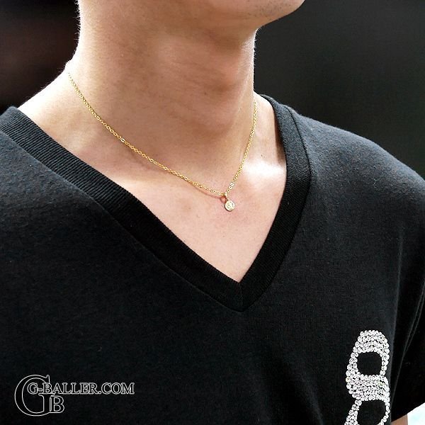 18金ブランド ネックレス メンズ