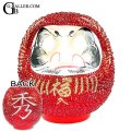 DARUMA (Red) × スワロフスキー ダルマデコ フルオーダー ※ご希望の漢字をデザインして製作した実績となります