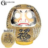 DARUMA (Gold) × スワロ デザインだるま フルオーダー ※ご希望の漢字をデザインして製作した実績となります