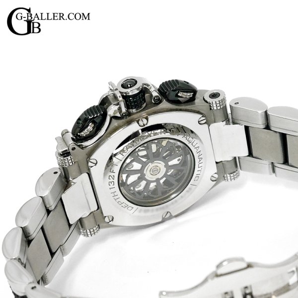 画像7: 【純正ダイヤ / 希少 / 純正BOX】アクアノウティック KCトノー キングクロノグラフ スケルトン 純正スカルダイヤマスク | 241107