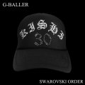 スワロフスキー　キャップ　オーダーメイド　製作　スワロ　オーダーＣＡＰ