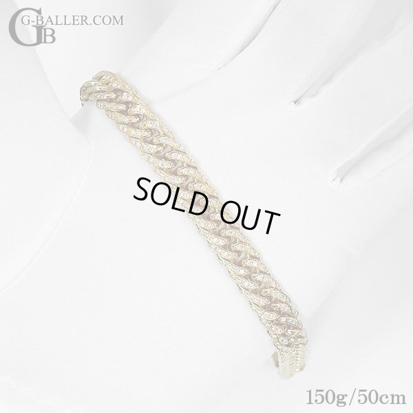 重量感も十分の150gダイヤネックレスです。