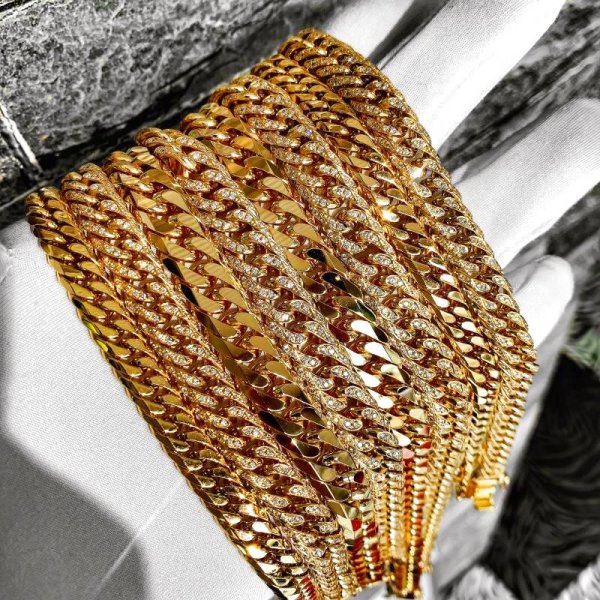 画像9: 【新品】18金 喜平 6面ダブル ダイヤモンドネックレス 200g 60cm