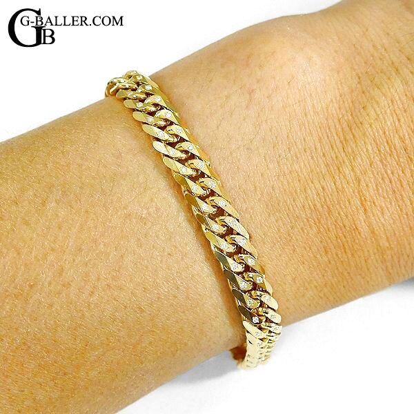 程よいサイズ感の30g/18cm 喜平ブレスレットダイヤ