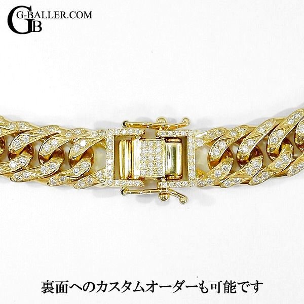 画像13: 【新品】K18 喜平ネックレス ダイヤ 200g 6面ダブル 60cm/50cm