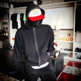 フルスワロフスキー ラインストーン パーカー ダブルジップ 裏地パイル
