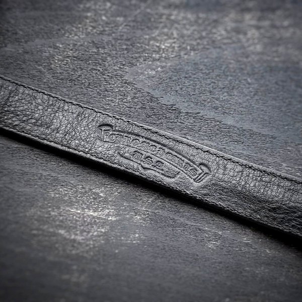 画像4: 【激レア / 極美品】CHROME HEARTS クロムハーツ ローリングストーンズ リップ＆タン 3ボタン 2スナップ 黒 レザーブレスレット | 250804