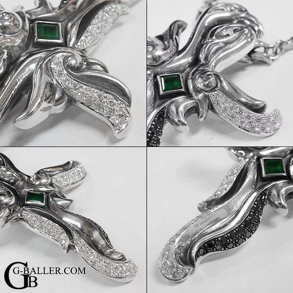 スタークロスペンダント ラージ ダイヤモンド