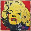 G-BALLER ART | Marilyn Monroe Paint Design Rhinestone Art