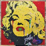 G-BALLER ART | Marilyn Monroe Paint Design Rhinestone Art